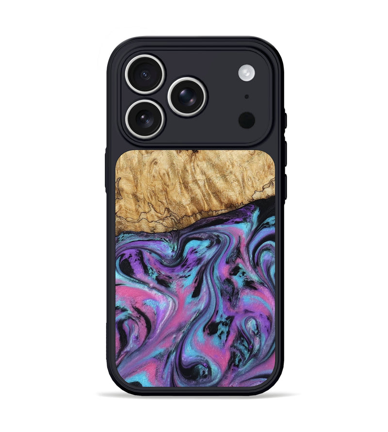 iPhone 17 Pro Wood Phone Case - Lida (Purple, 789018)