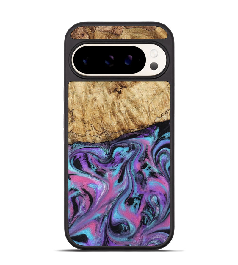 Pixel 9 Pro Wood Phone Case - Lida (Purple, 789018)