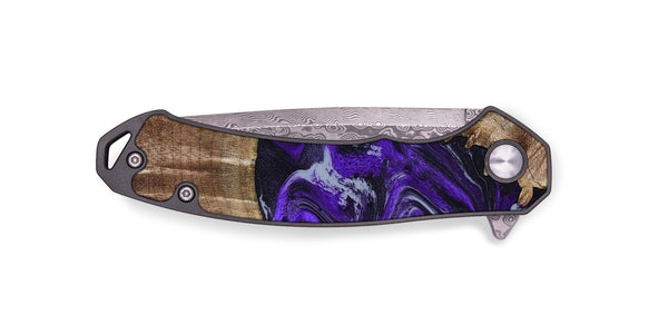 EDC Wood Pocket Knife - Peggie (Purple, 789020)