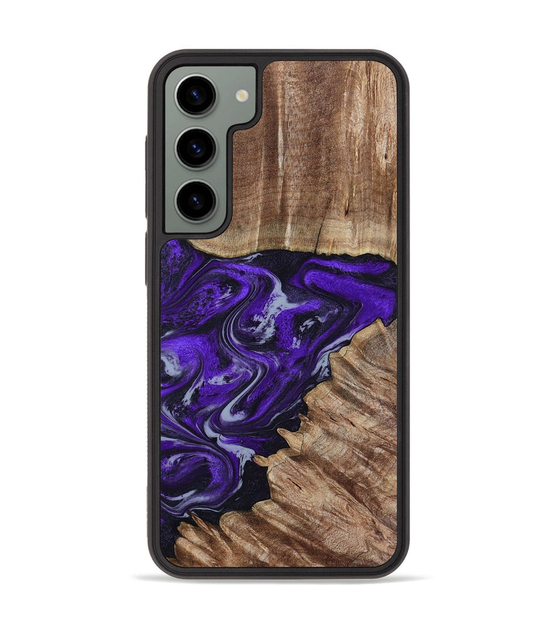 Galaxy S23 Plus Wood Phone Case - Peggie (Purple, 789020)