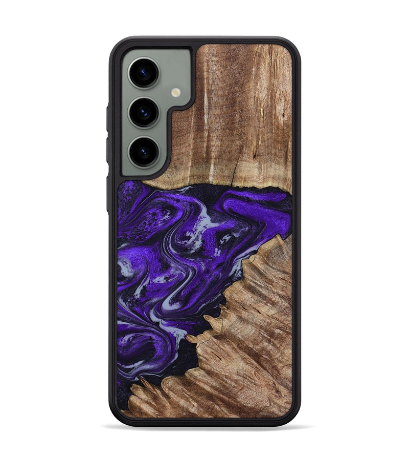Galaxy S24 Plus Wood Phone Case - Peggie (Purple, 789020)