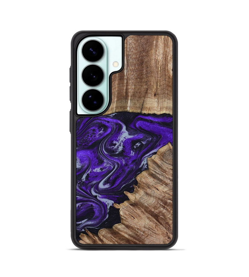 Galaxy S26 Wood Phone Case - Peggie (Purple, 789020)