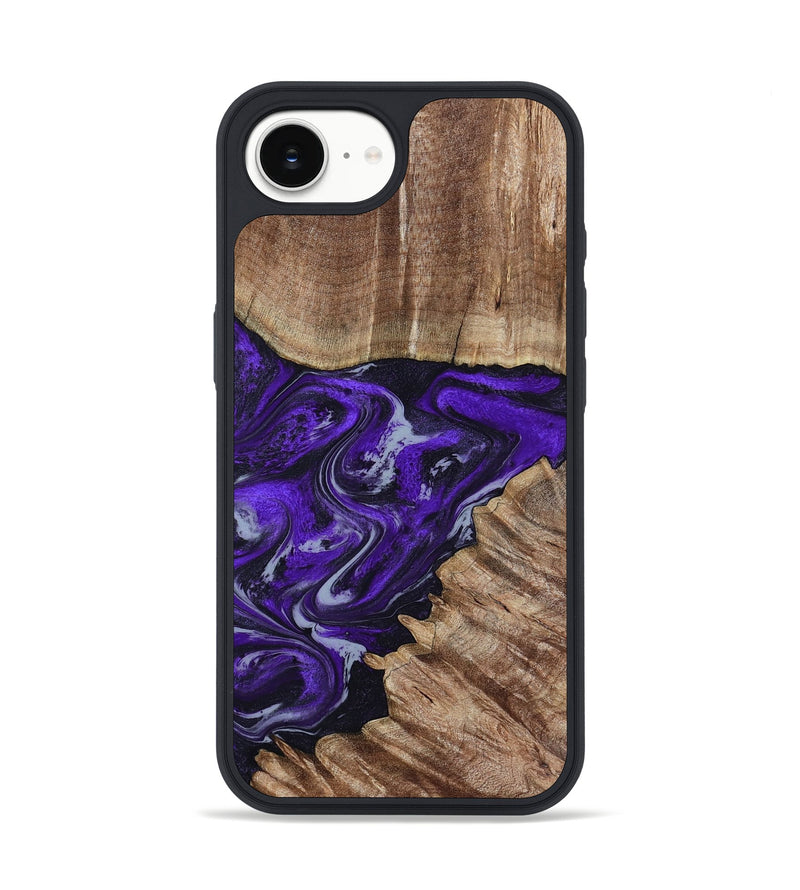 iPhone 16e Wood Phone Case - Peggie (Purple, 789020)