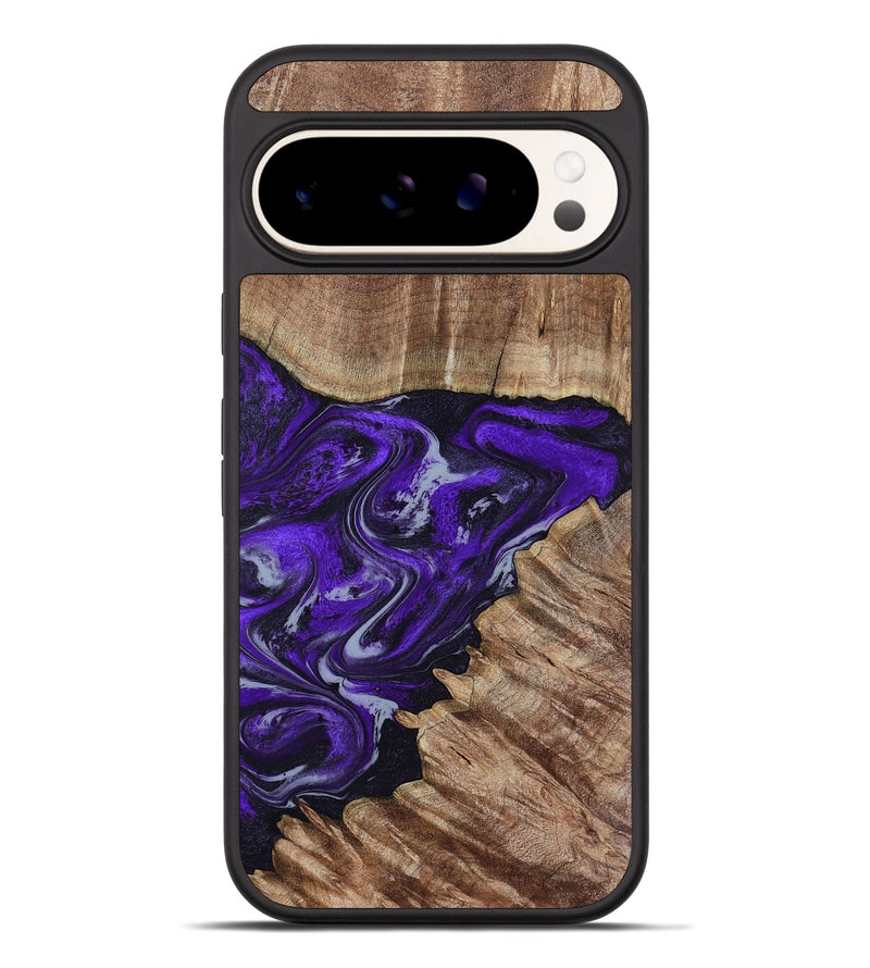 Pixel 9 Pro XL Wood Phone Case - Peggie (Purple, 789020)