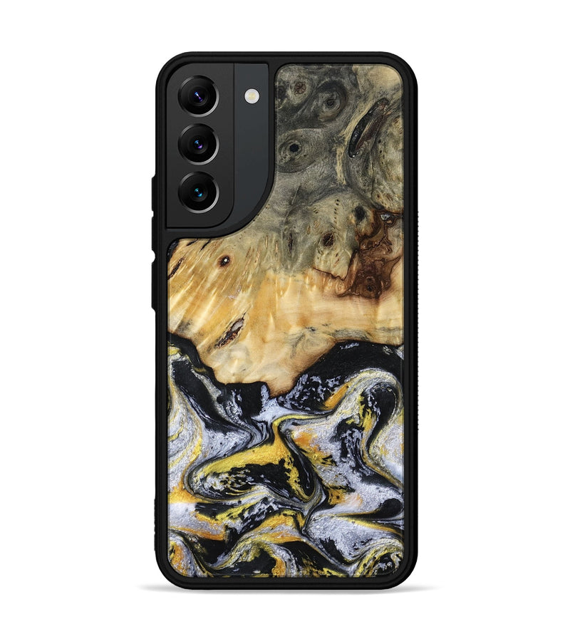 Galaxy S22 Plus Wood Phone Case - Ansley (Black & White, 789025)