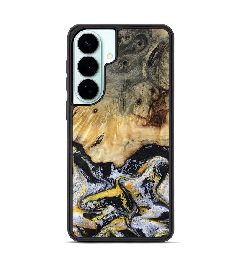 Galaxy S26 Plus Wood Phone Case - Ansley (Black & White, 789025)