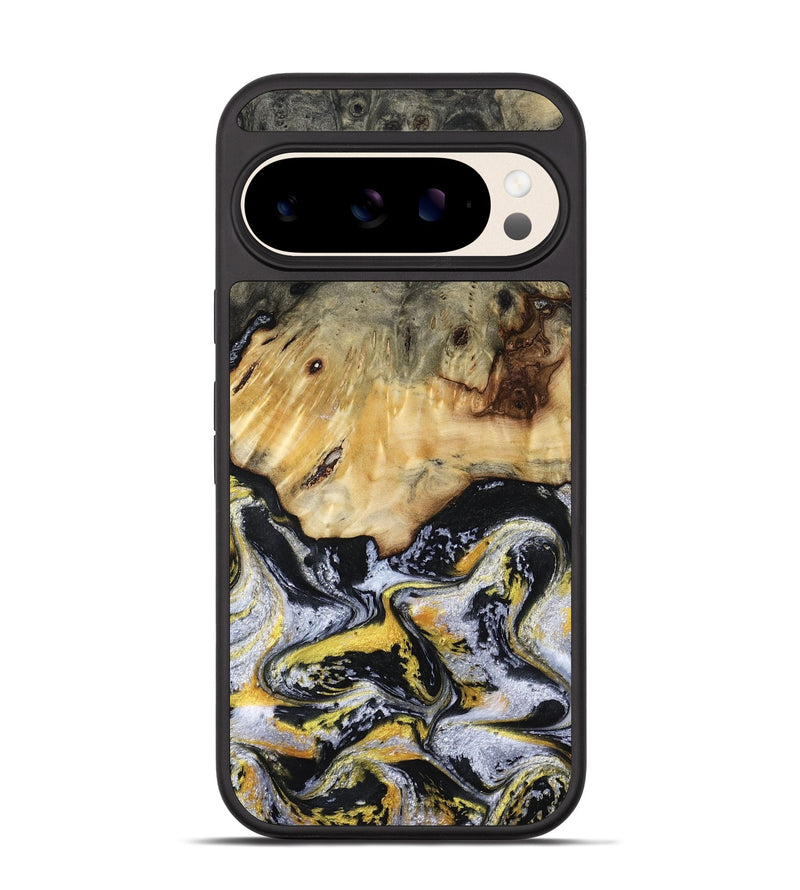 Pixel 10 Wood Phone Case - Ansley (Black & White, 789025)