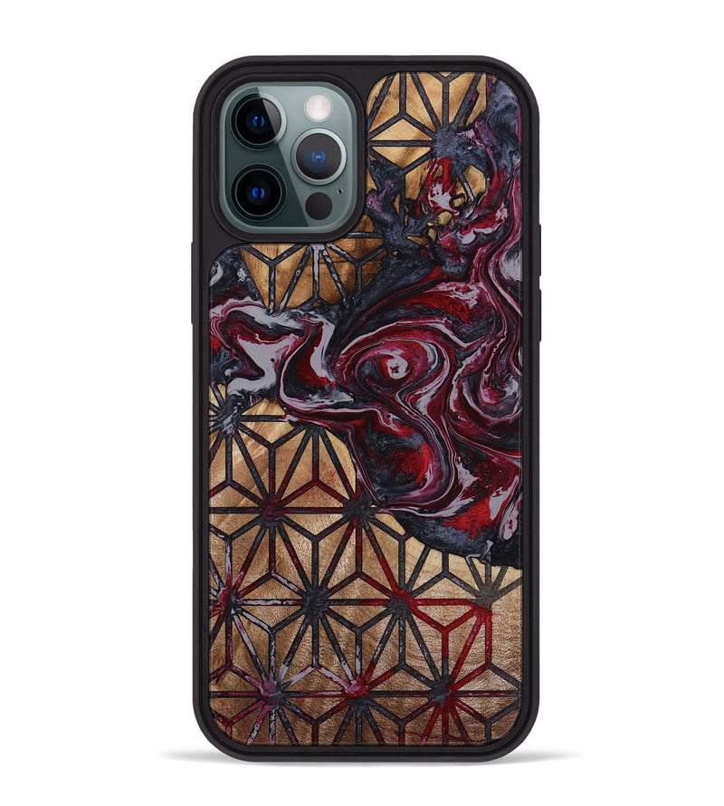 iPhone 12 Pro Max Wood Phone Case - Garry (Pattern, 789055)