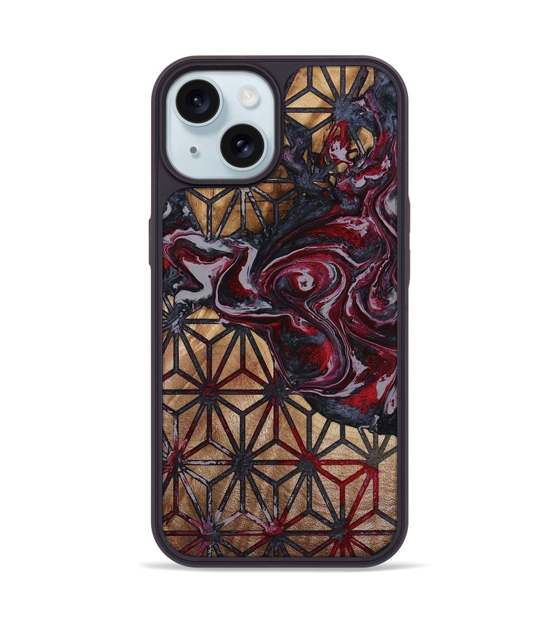 iPhone 15 Wood Phone Case - Garry (Pattern, 789055)
