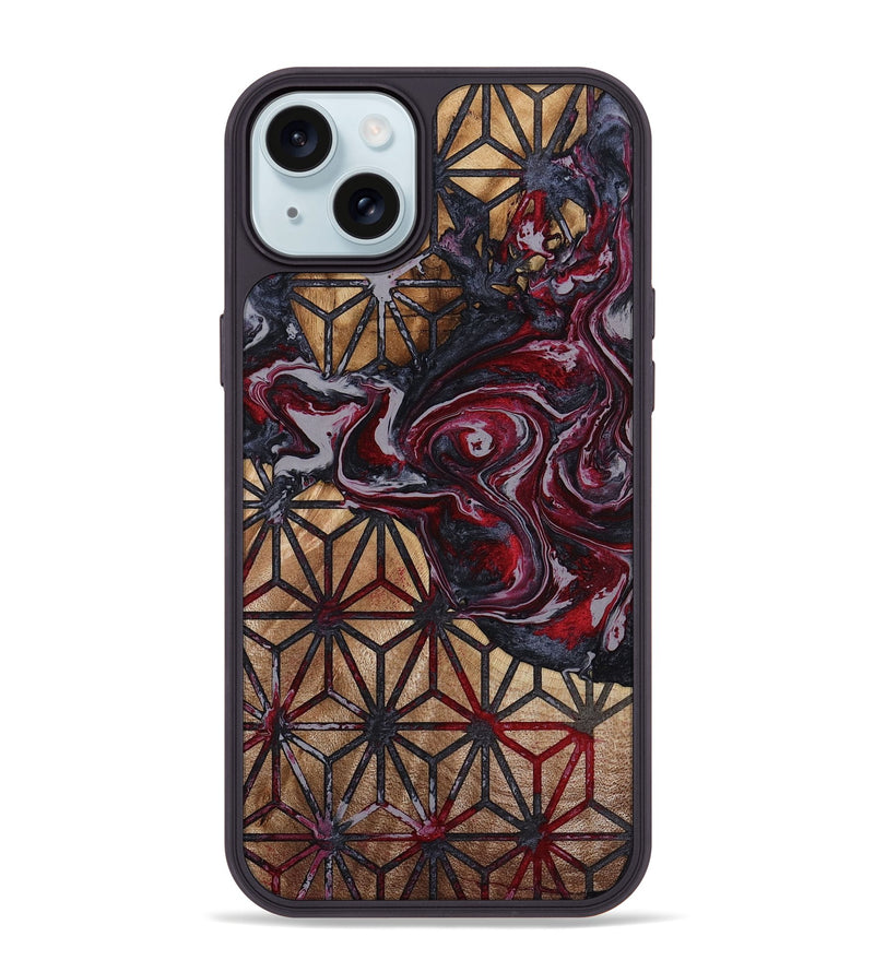 iPhone 15 Plus Wood Phone Case - Garry (Pattern, 789055)