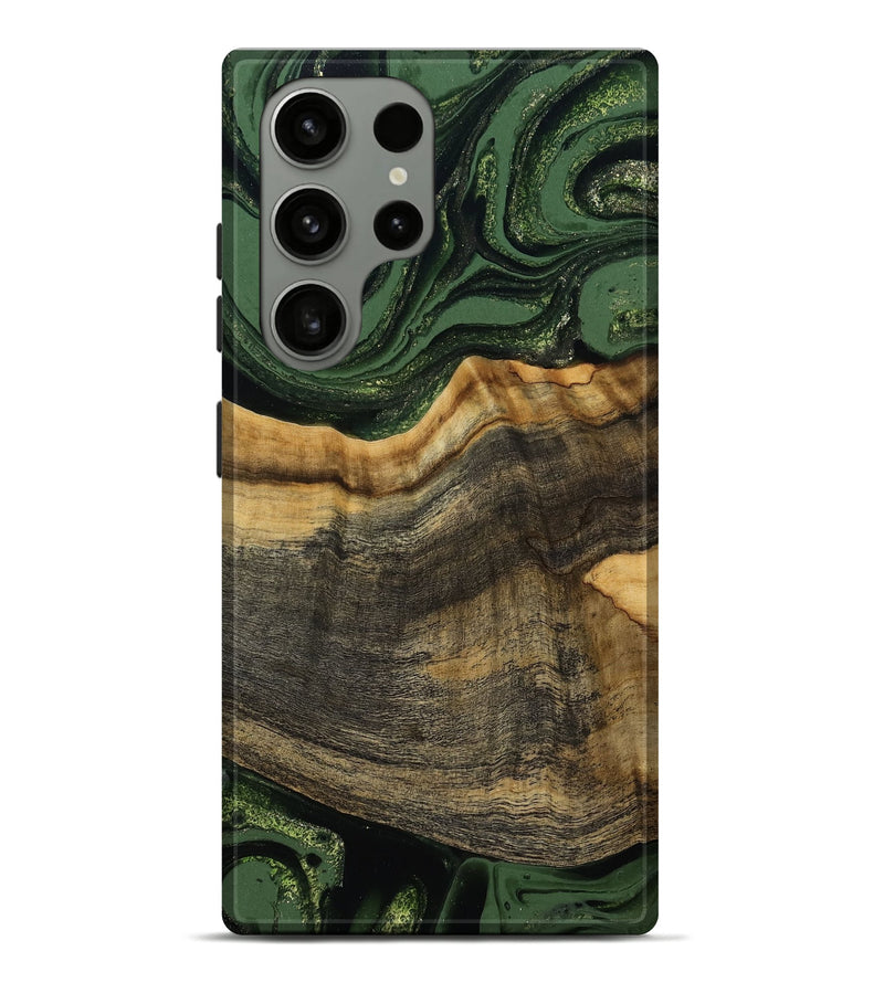 Galaxy S23 Ultra Wood Live Edge Phone Case - Rodrick (Green, 789080)
