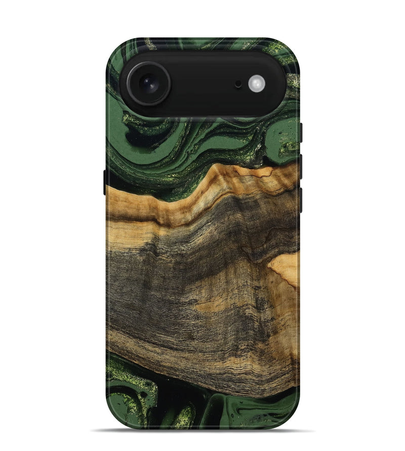iPhone 17 Air Wood Live Edge Phone Case - Rodrick (Green, 789080)