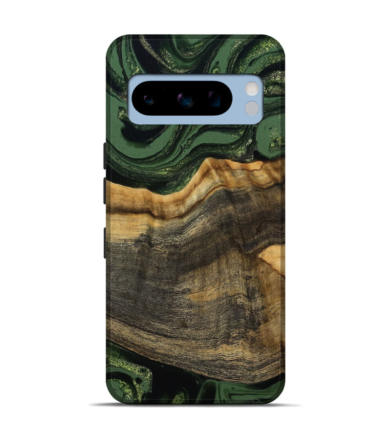 Pixel 8 Pro Wood Live Edge Phone Case - Rodrick (Green, 789080)