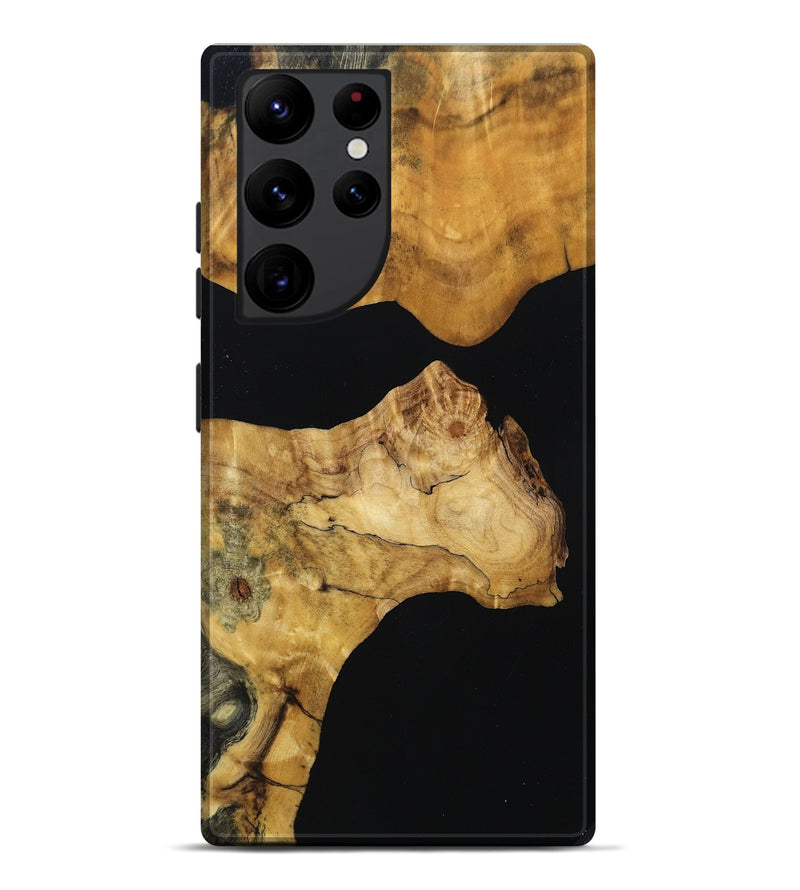 Galaxy S22 Ultra Wood Live Edge Phone Case - Dwight (Wood Burl, 789091)