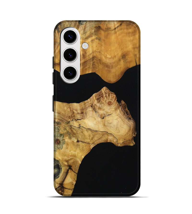 Galaxy S25 Wood Live Edge Phone Case - Dwight (Wood Burl, 789091)
