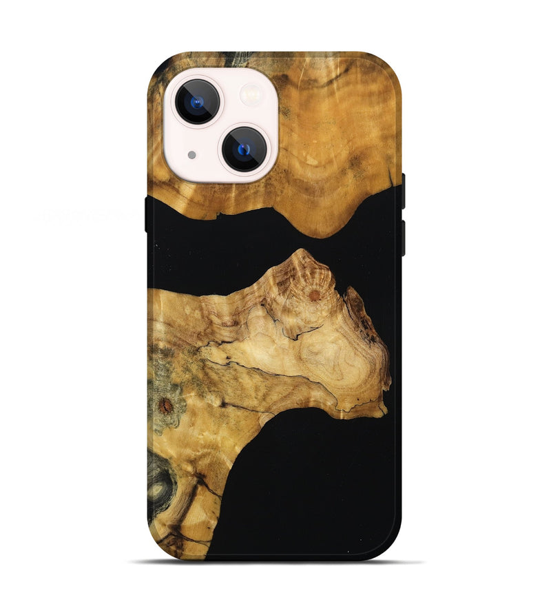 iPhone 13 Wood Live Edge Phone Case - Dwight (Wood Burl, 789091)