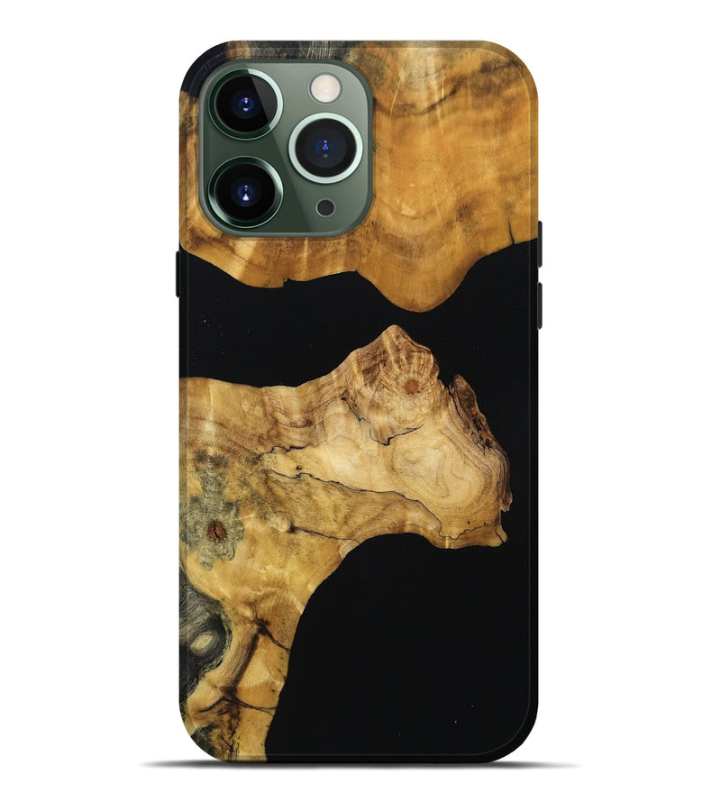 iPhone 13 Pro Max Wood Live Edge Phone Case - Dwight (Wood Burl, 789091)