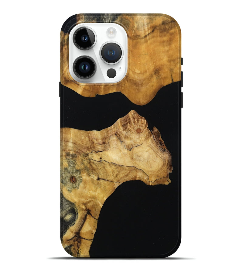 iPhone 15 Pro Max Wood Live Edge Phone Case - Dwight (Wood Burl, 789091)