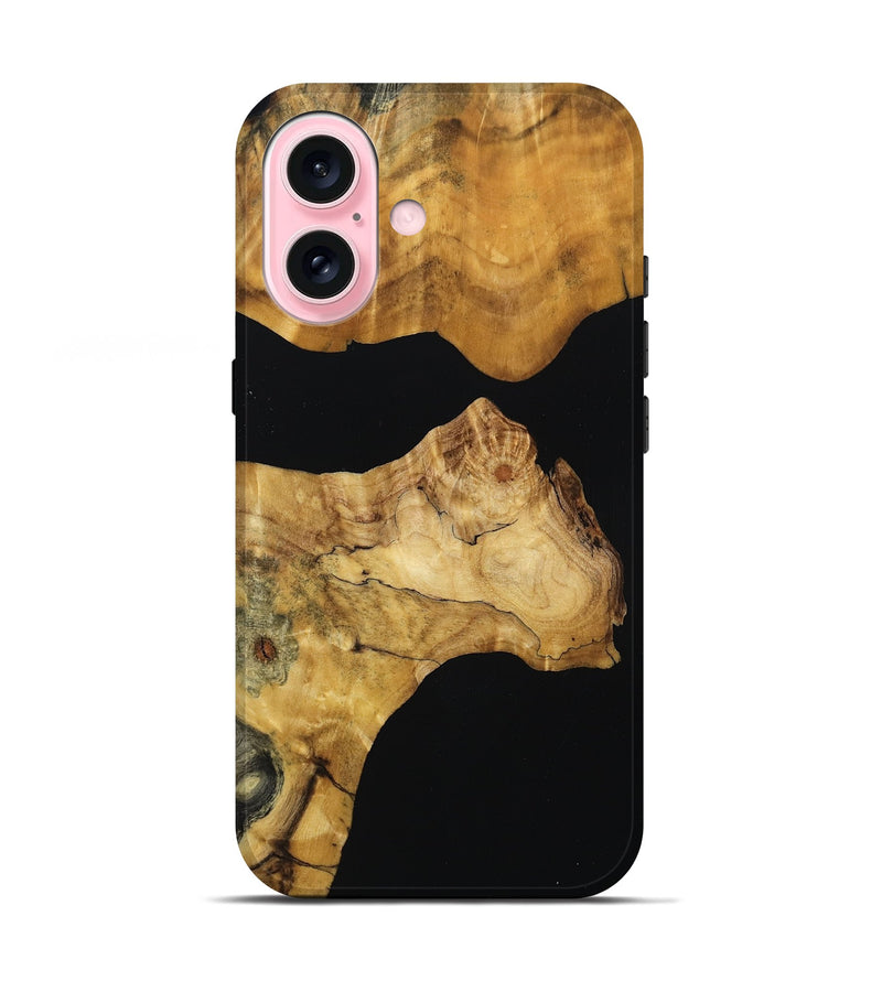 iPhone 17 Wood Live Edge Phone Case - Dwight (Wood Burl, 789091)