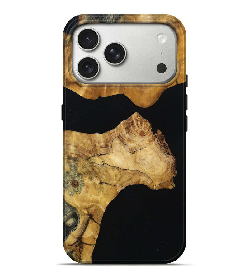 iPhone 17 Pro Max Wood Live Edge Phone Case - Dwight (Wood Burl, 789091)