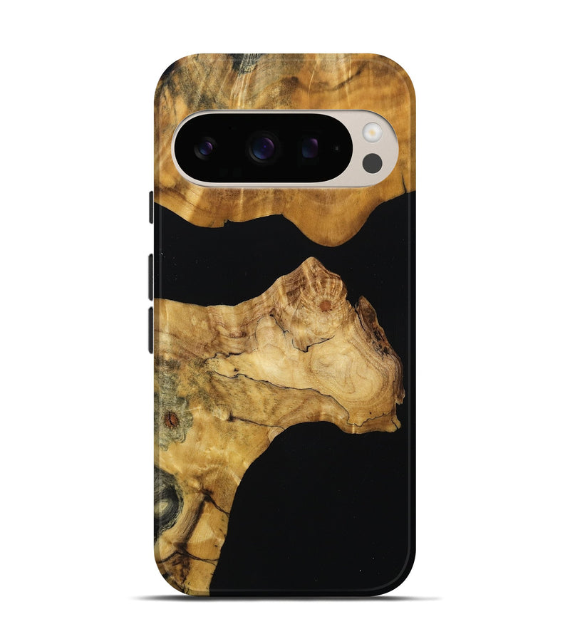 Pixel 10 Pro Wood Live Edge Phone Case - Dwight (Wood Burl, 789091)