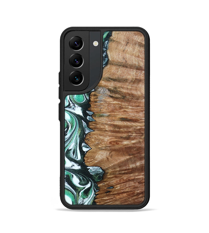 Galaxy S22 Wood Phone Case - Hilton (Green, 789181)