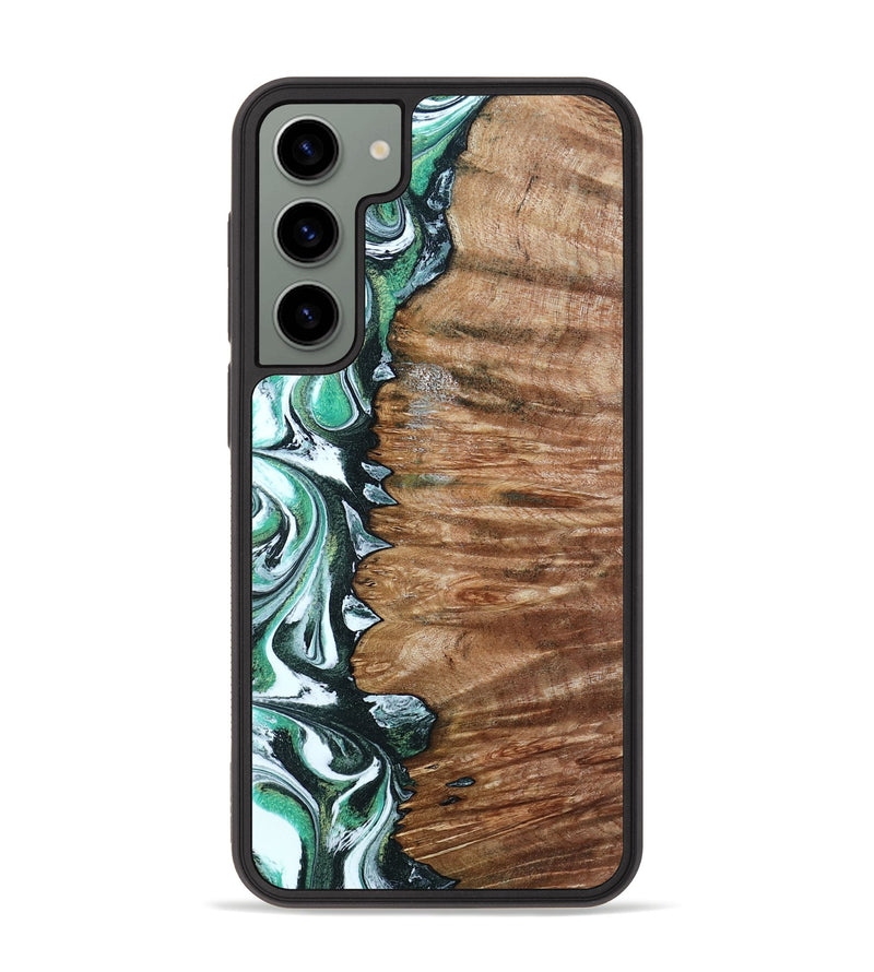 Galaxy S23 Plus Wood Phone Case - Hilton (Green, 789181)