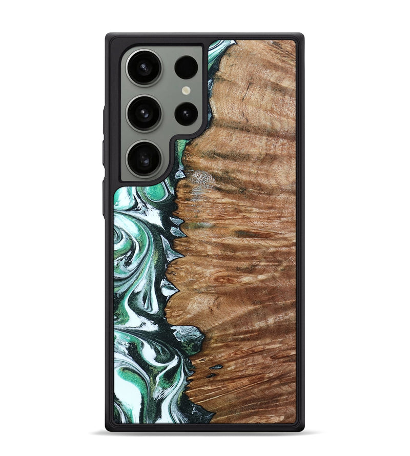 Galaxy S24 Ultra Wood Phone Case - Hilton (Green, 789181)