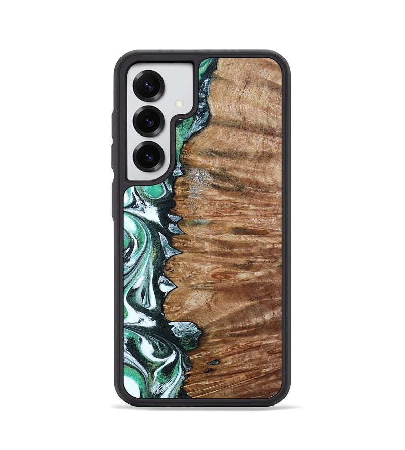 Galaxy S25 Wood Phone Case - Hilton (Green, 789181)