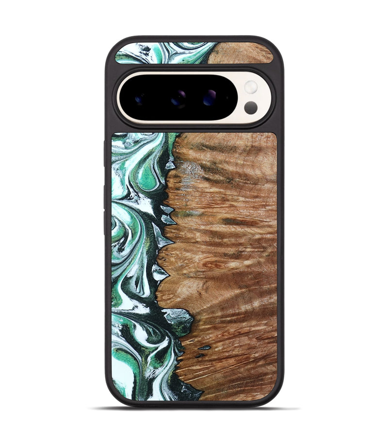 Pixel 9 Wood Phone Case - Hilton (Green, 789181)