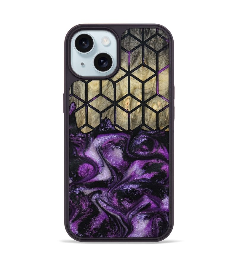 iPhone 15 Wood Phone Case - Shanice (Pattern, 789188)