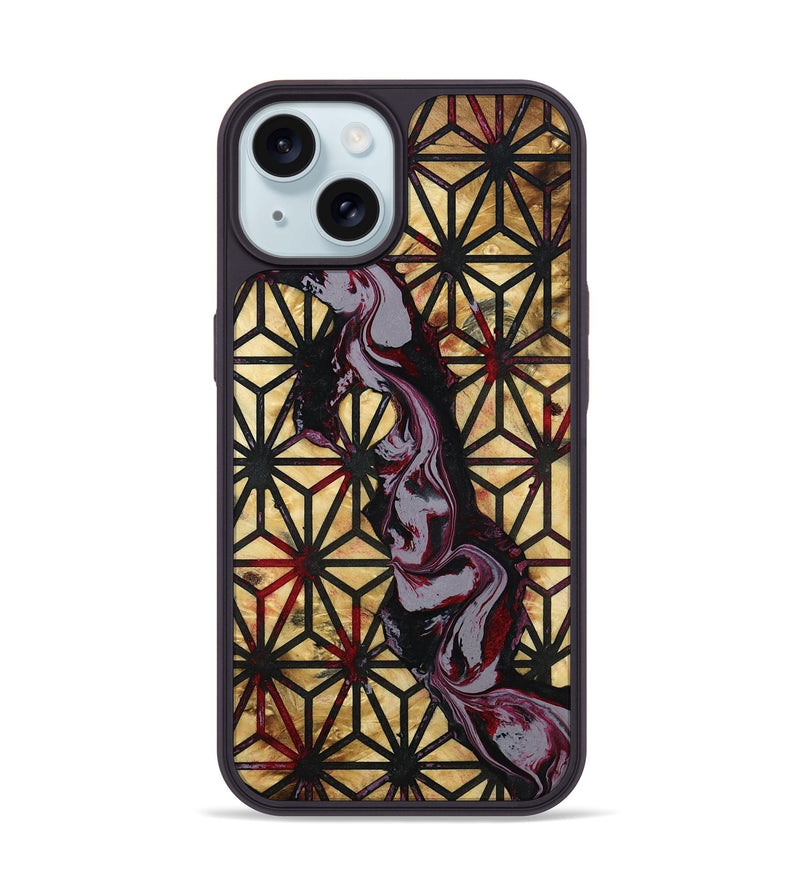 iPhone 15 Wood Phone Case - Booker (Pattern, 789198)