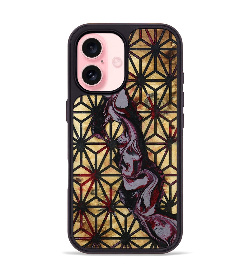 iPhone 16 Wood Phone Case - Booker (Pattern, 789198)