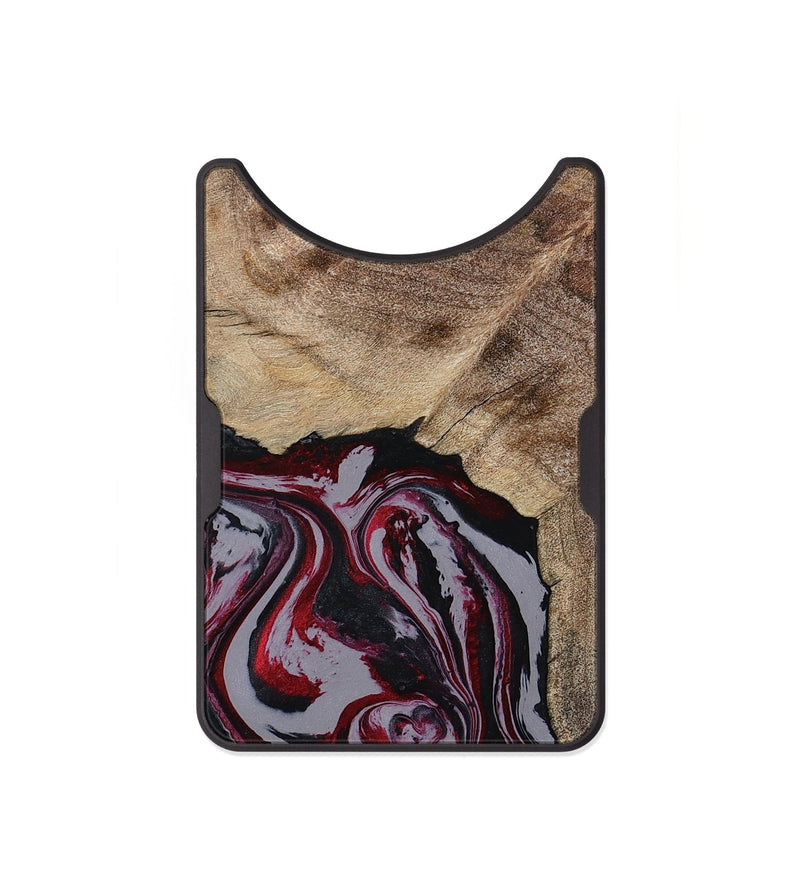 Alloy Wood Wallet - Kellie (Red, 789201)