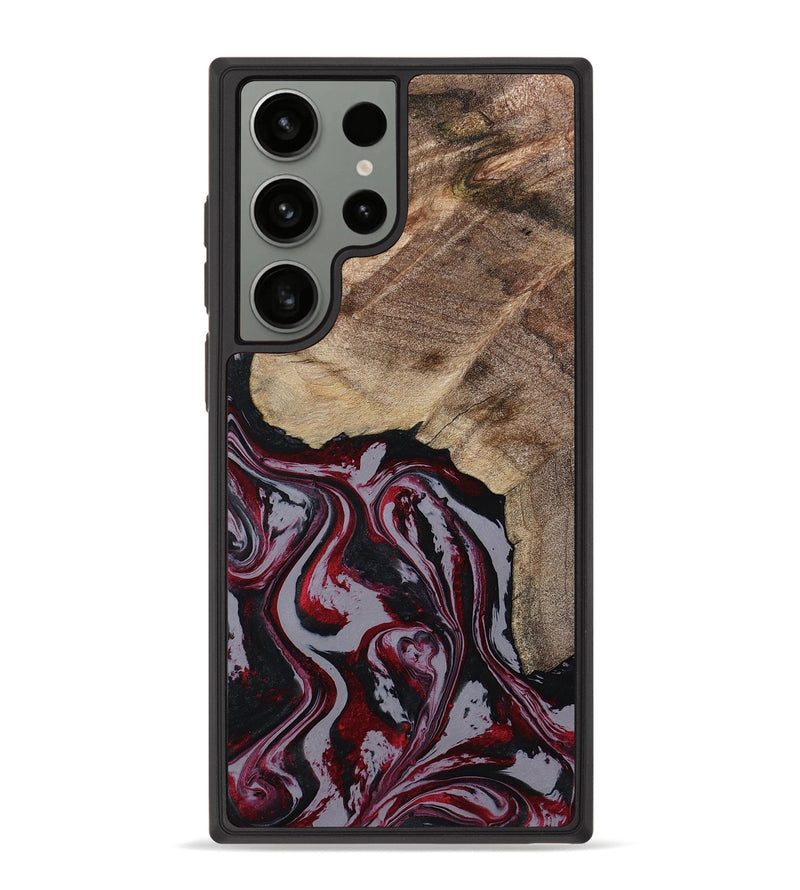 Galaxy S23 Ultra Wood Phone Case - Kellie (Red, 789201)