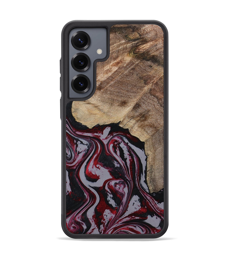 Galaxy S25 Plus Wood Phone Case - Kellie (Red, 789201)