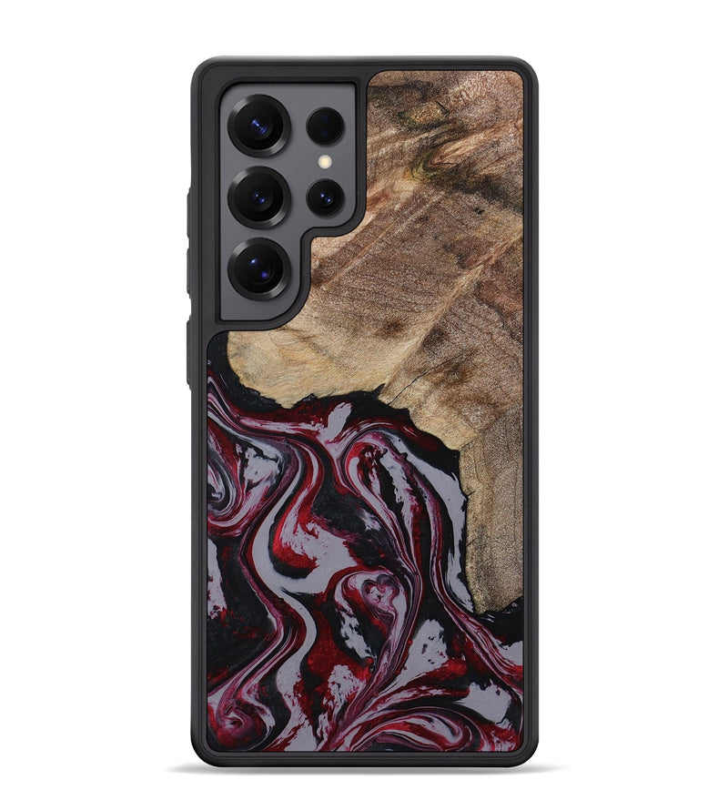 Galaxy S25 Ultra Wood Phone Case - Kellie (Red, 789201)