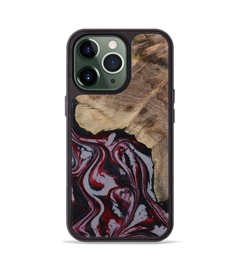 iPhone 13 Pro Wood Phone Case - Kellie (Red, 789201)