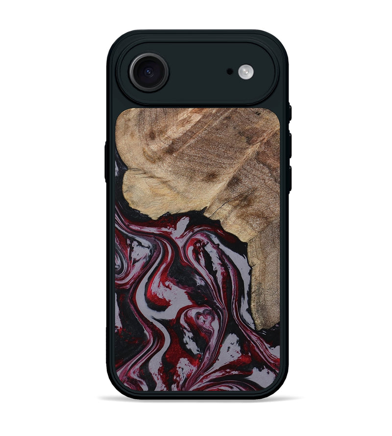 iPhone 17 Air Wood Phone Case - Kellie (Red, 789201)