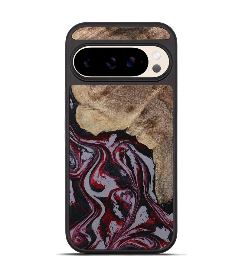 Pixel 10 Wood Phone Case - Kellie (Red, 789201)