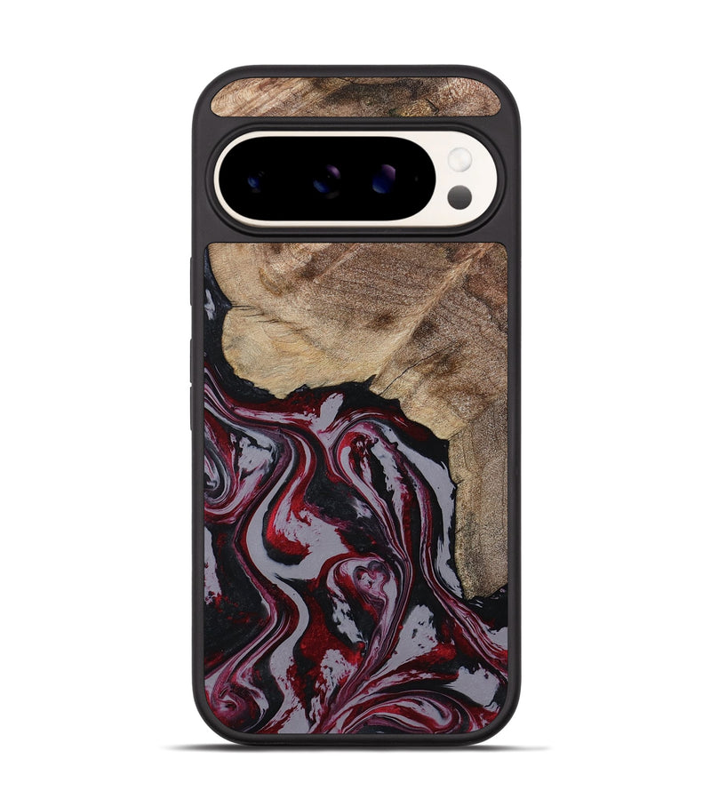 Pixel 9 Pro Wood Phone Case - Kellie (Red, 789201)
