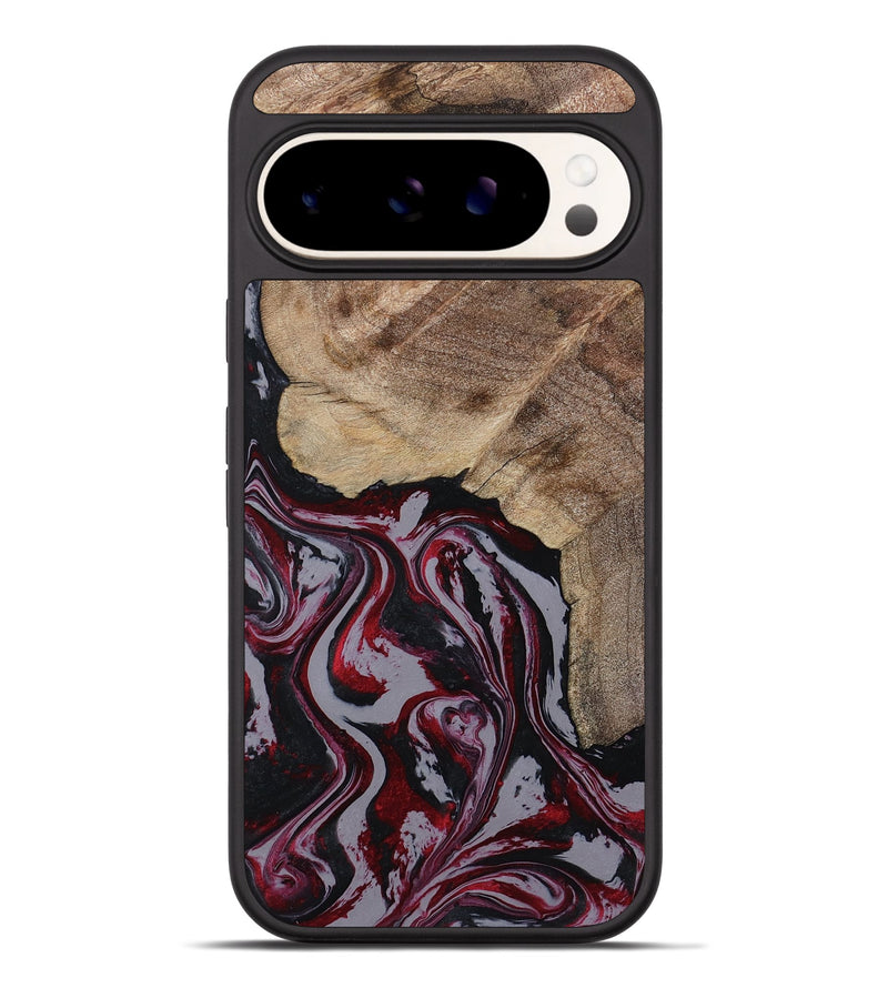 Pixel 9 Pro XL Wood Phone Case - Kellie (Red, 789201)