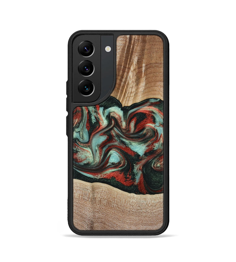 Galaxy S22 Wood Phone Case - Gustave (Green, 789211)