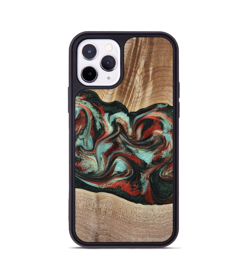 iPhone 11 Pro Wood Phone Case - Gustave (Green, 789211)