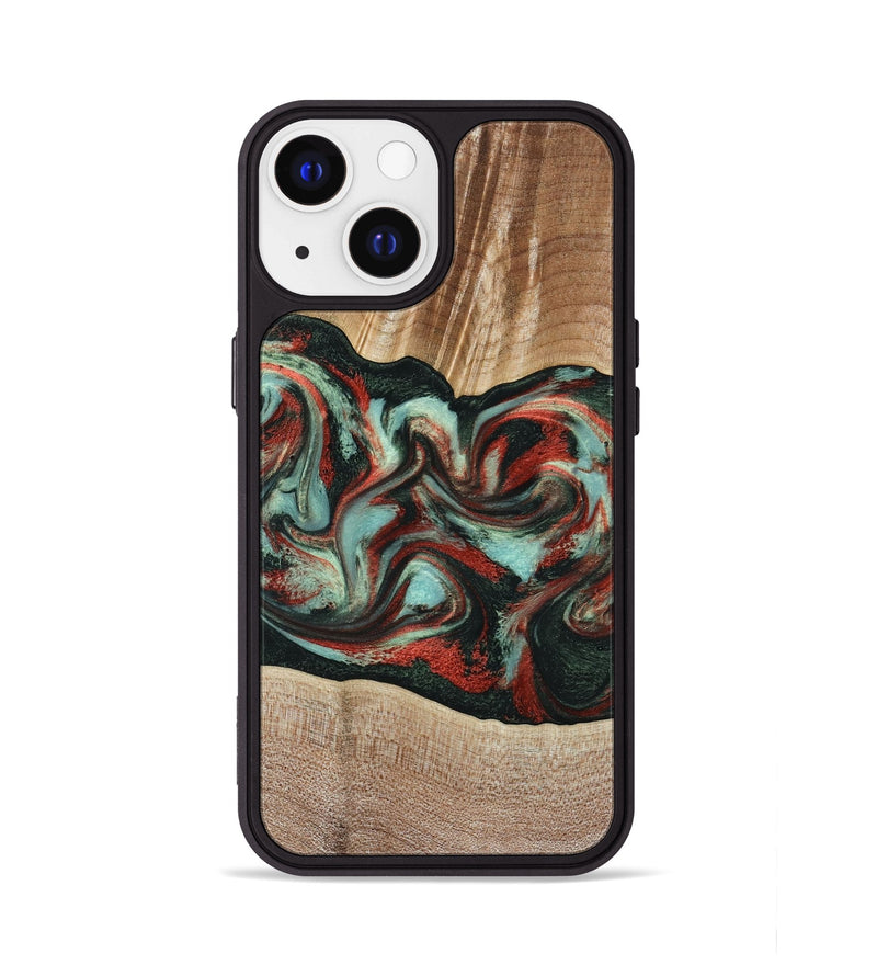 iPhone 13 Wood Phone Case - Gustave (Green, 789211)
