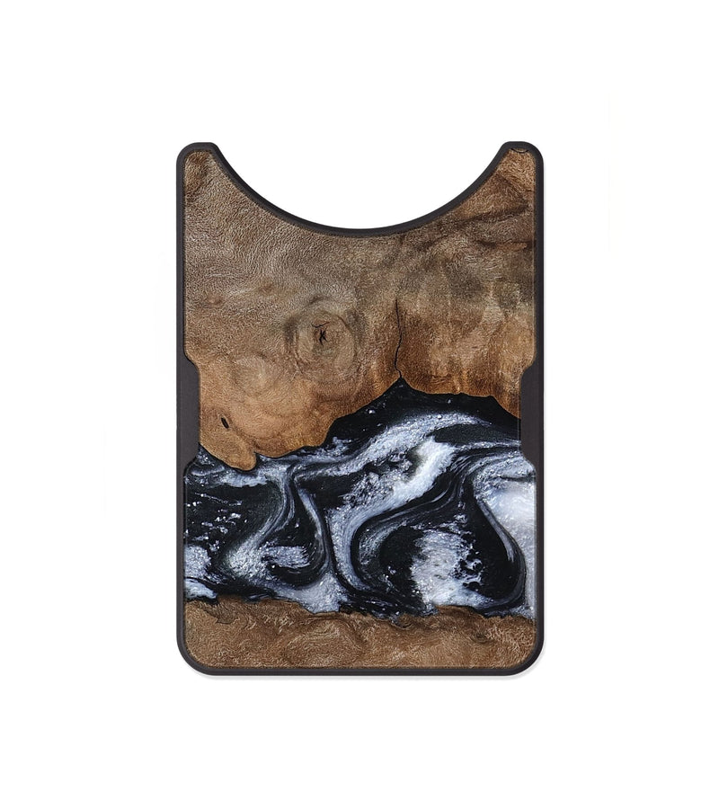 Alloy Wood Wallet - Jabari (Black & White, 789220)