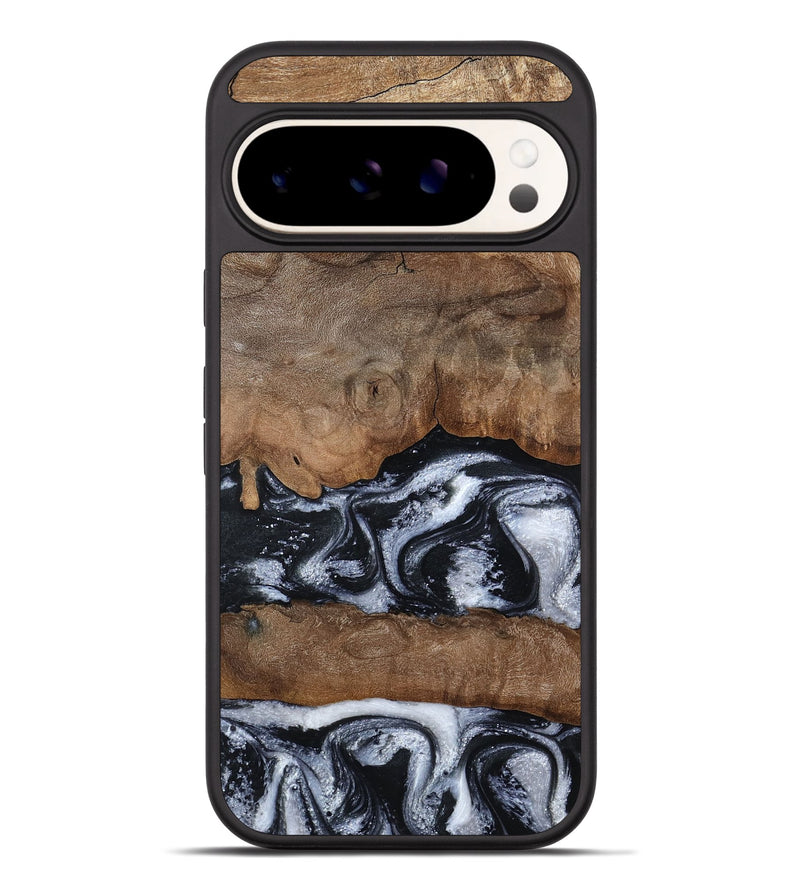 Pixel 9 Pro XL Wood Phone Case - Jabari (Black & White, 789220)