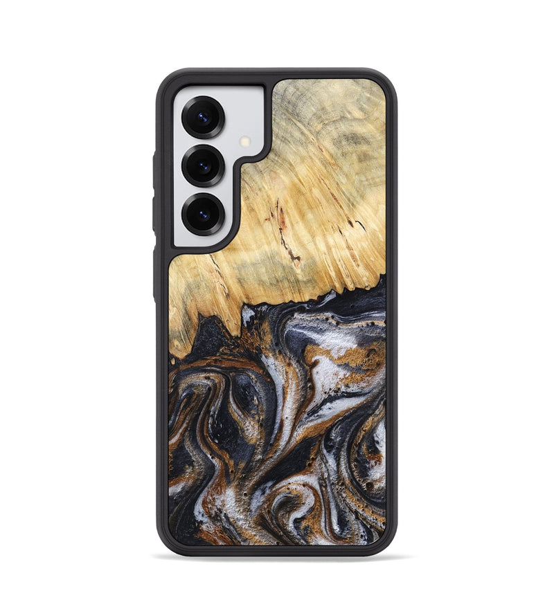 Galaxy S25 Wood Phone Case - Cheryle (Black & White, 789223)