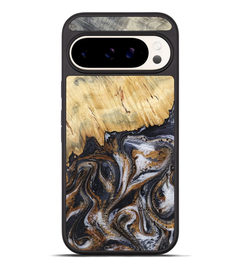 Pixel 9 Pro XL Wood Phone Case - Cheryle (Black & White, 789223)