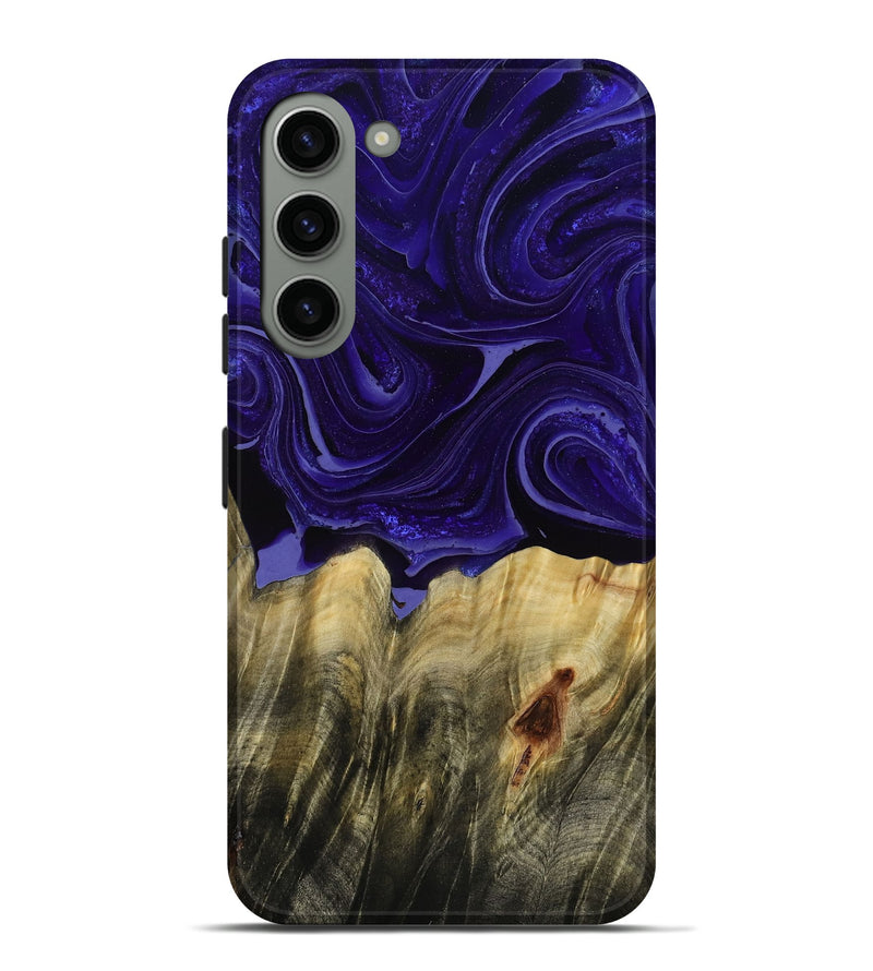 Galaxy S23 Plus Wood Live Edge Phone Case - Kenisha (Purple, 789252)